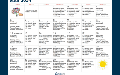 May Activity Calendar